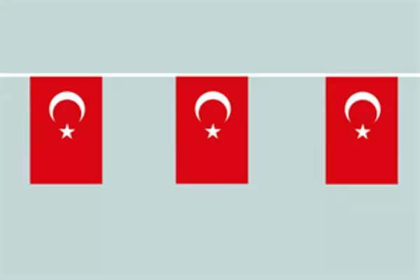 Flaggenkette Türkei