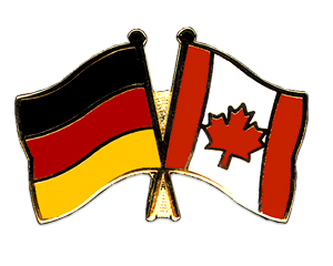 Freundschaftspin Deutschland Kanada
