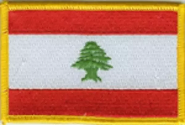 Flaggenaufnäher Libanon
