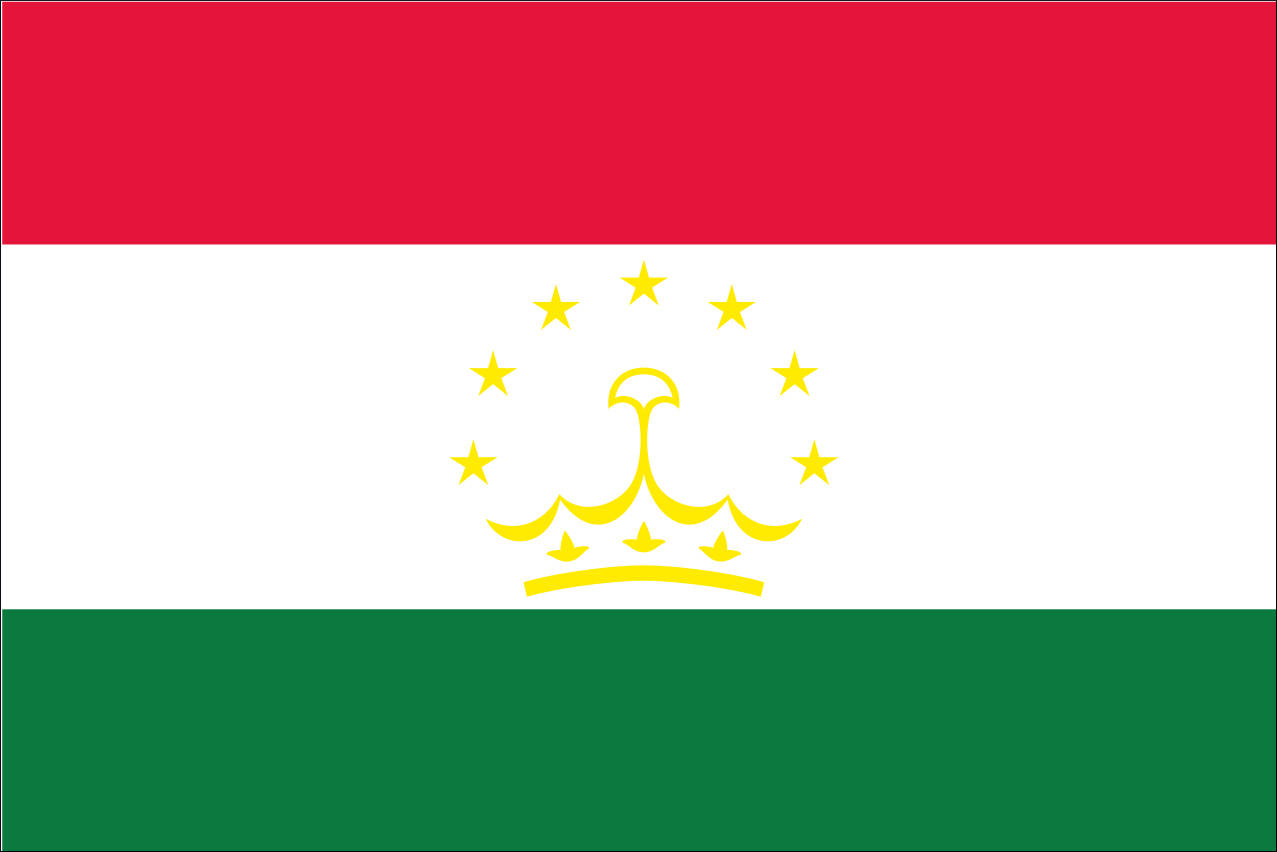 Flagge Tadschikistan 160 g/m² Querformat