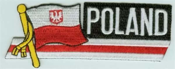 Sidekick-Aufnäher Polen mit Wappen