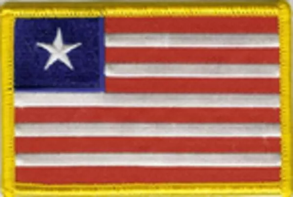 Flaggenaufnäher Liberia