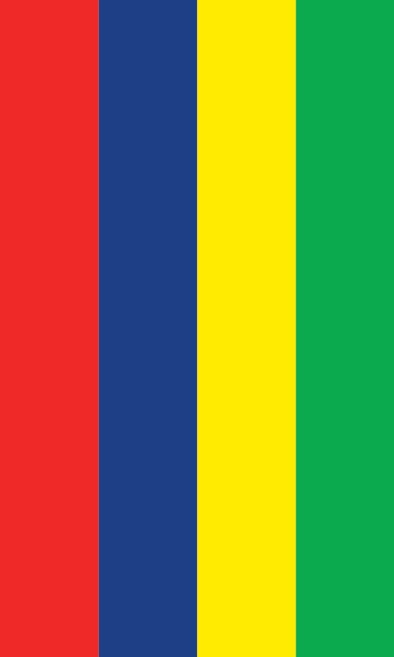 Tischbanner Mauritius