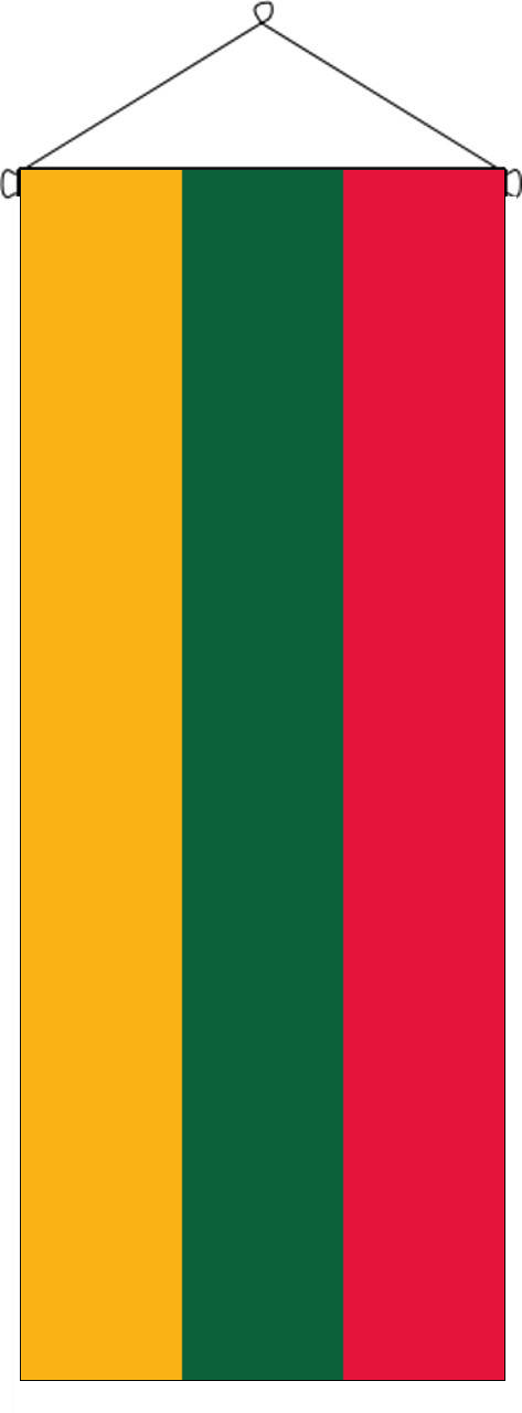 Flaggenbanner Litauen