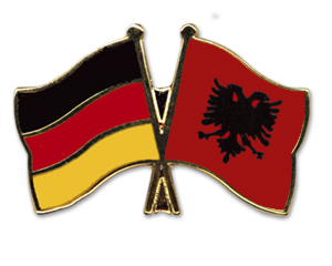 Freundschaftspin Deutschland Albanien