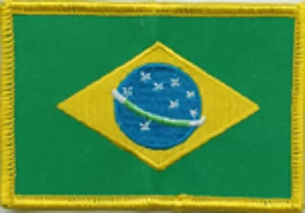 Flaggenaufnäher Brasilien
