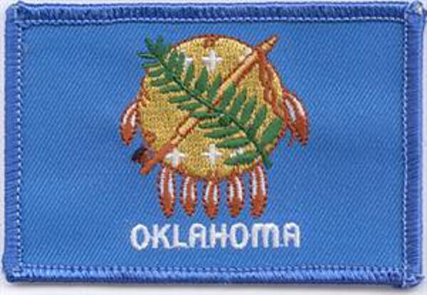 Flaggenaufnäher Oklahoma