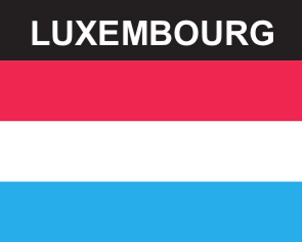 Flaggenaufkleber Luxemburg