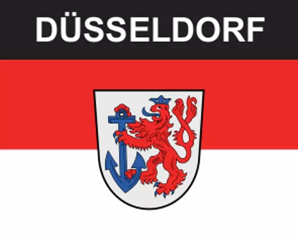 Flaggenaufkleber Düsseldorf