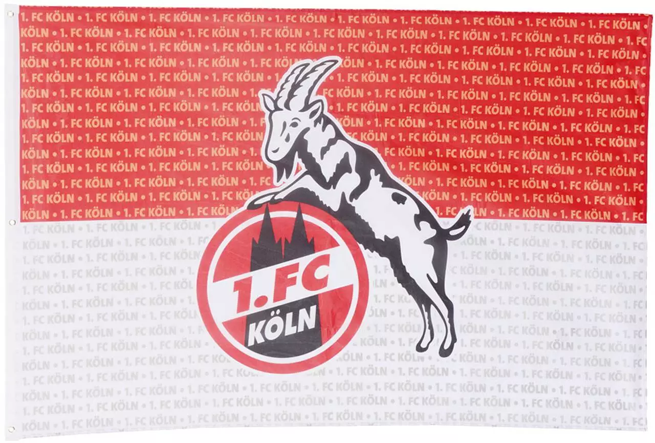1. FC Köln Hissfahne Schriftzug