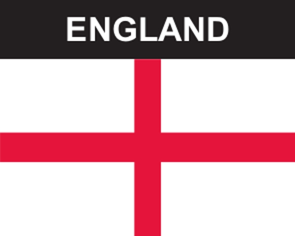 Flaggenaufkleber England