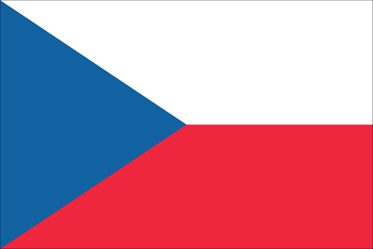 Flagge Tschechien 80 g/m² ca. 30 x 45 cm