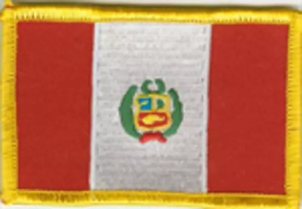 Flaggenaufnäher Peru