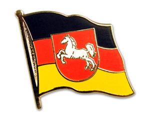 Flaggenpin Niedersachsen