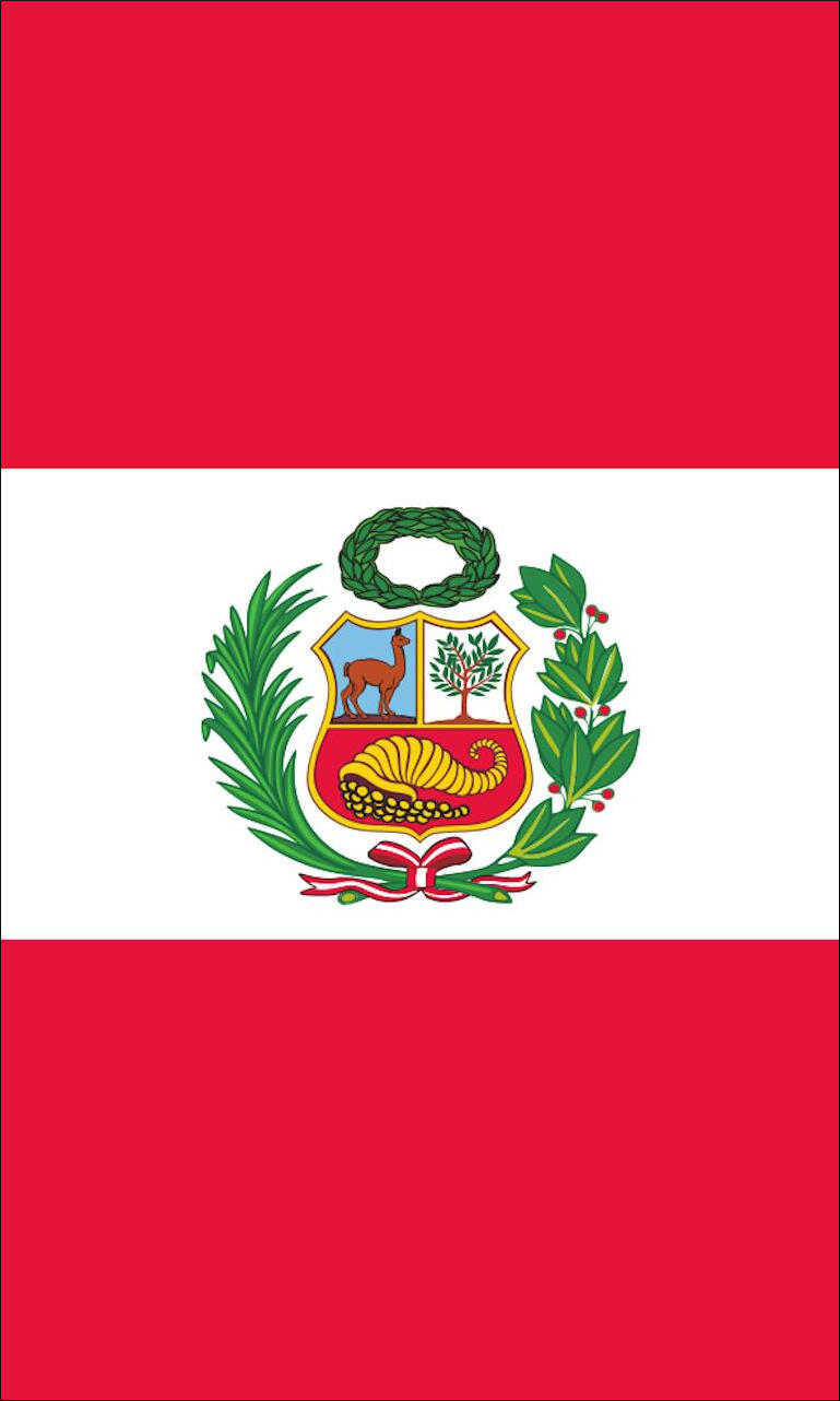 Tischbanner Peru