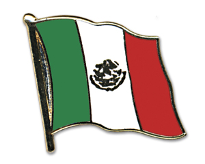 Flaggenpin Mexiko