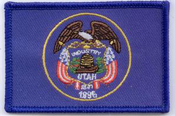 Flaggenaufnäher Utah