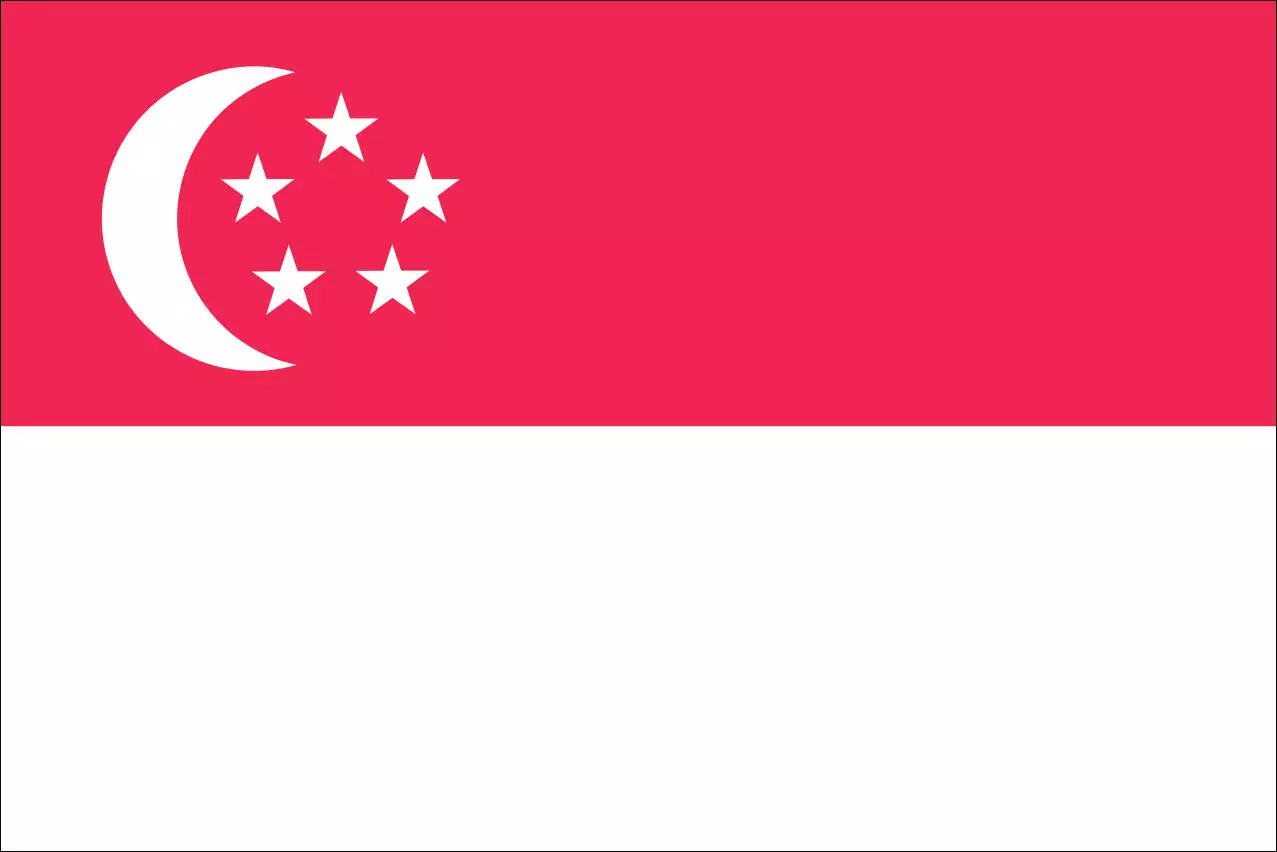 Flagge Singapur