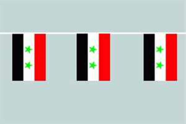 Flaggenkette Syrien
