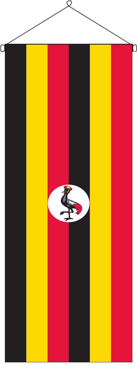 Flaggenbanner Uganda
