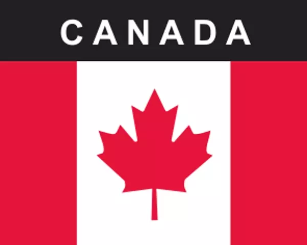 Flaggenaufkleber Kanada