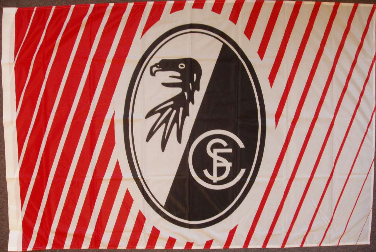 SC Freiburg Streifen Schwenkflagge