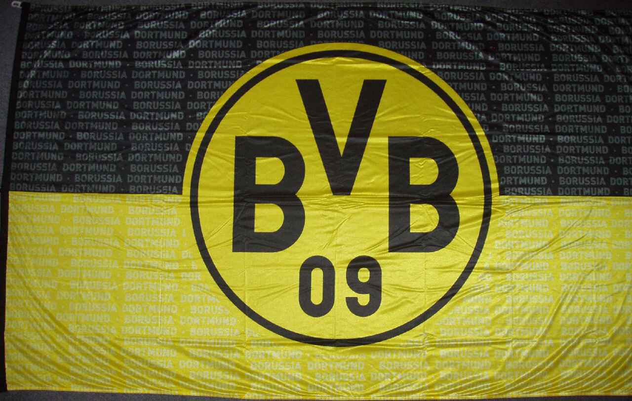 BVB Borussia Dortmund Hissfahne Flagge " 200 x 100 cm Hochformat Fahne 