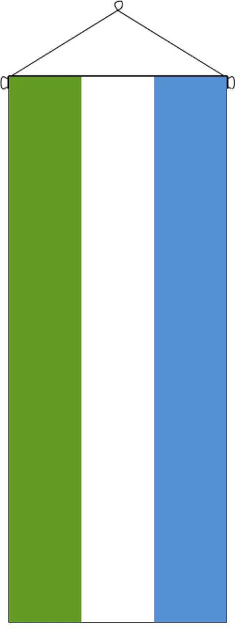 Flaggenbanner Sierra Leone