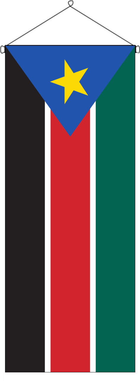 Flaggenbanner Südsudan