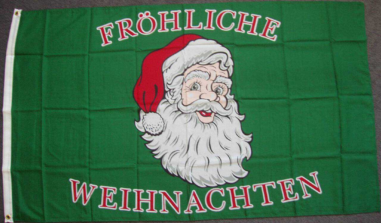 Flagge Fröhliche Weihnachten 80 g/m²