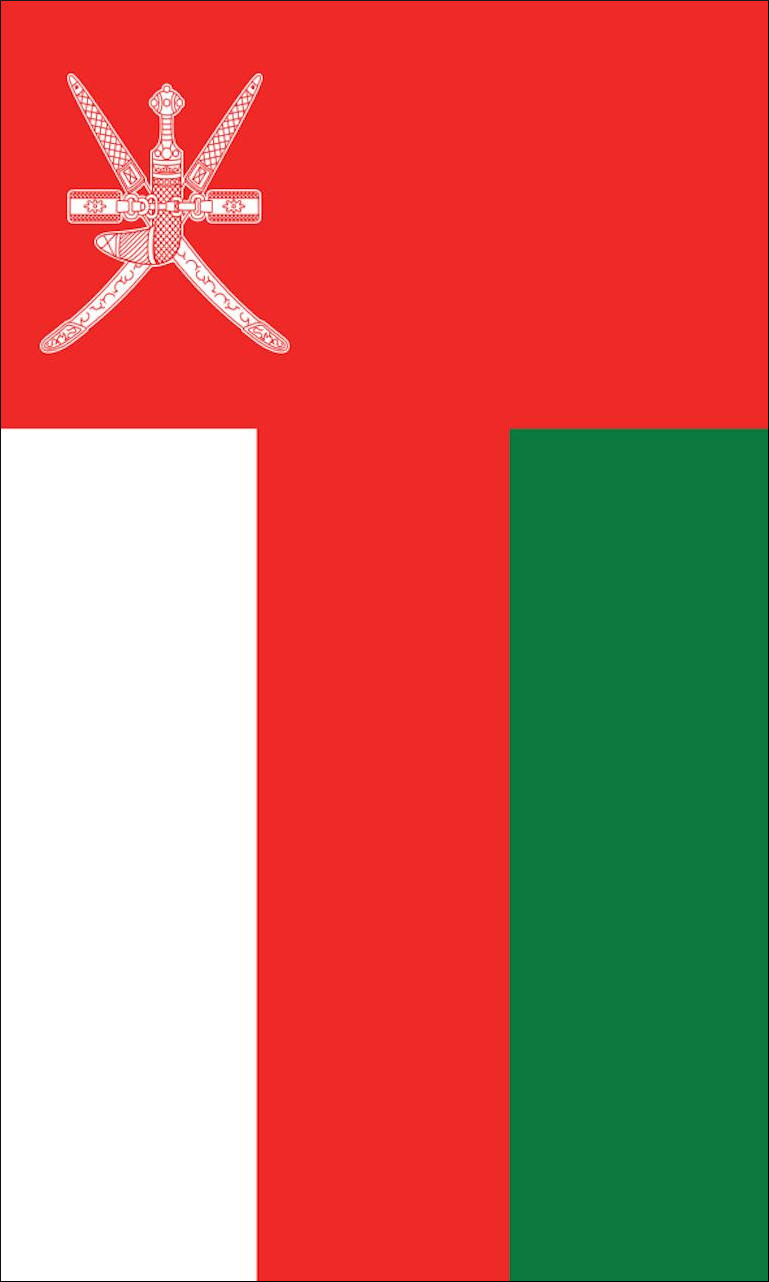 Tischbanner Oman