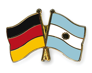 Freundschaftspin Deutschland Argentinien