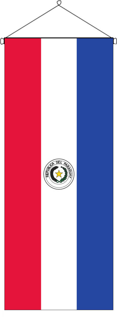 Flaggenbanner Paraguay