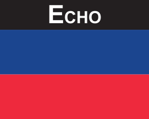 Flaggenaufkleber Echo