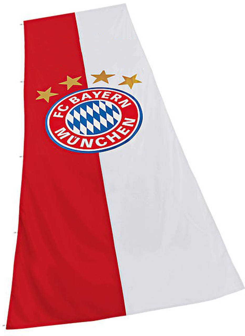 Bayern München Hissflagge Logo groß Hochformat