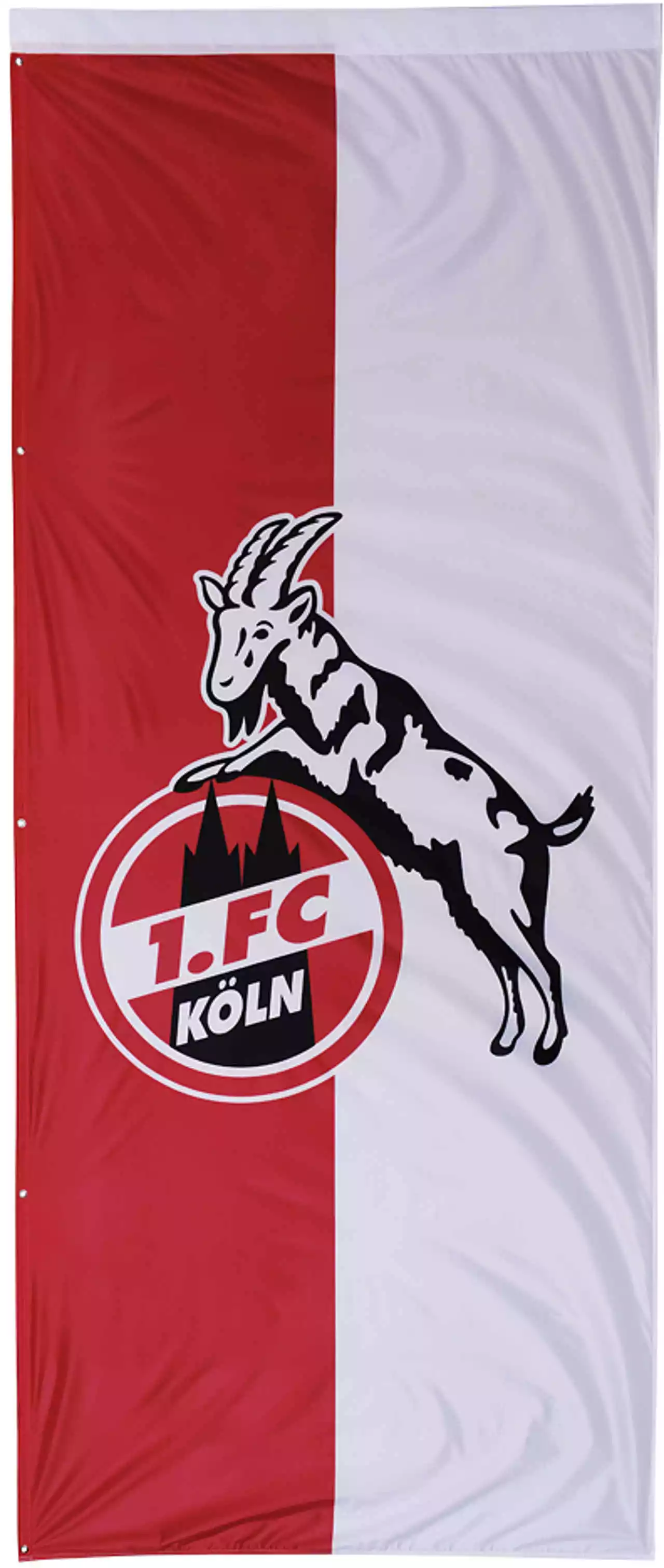 1. FC Köln Hissflagge Logo Hochformat
