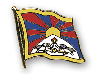 Flaggenpin Tibet