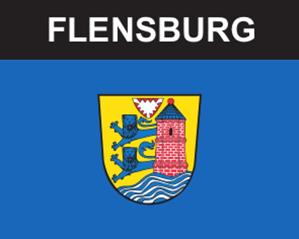 Flaggenaufkleber Flensburg