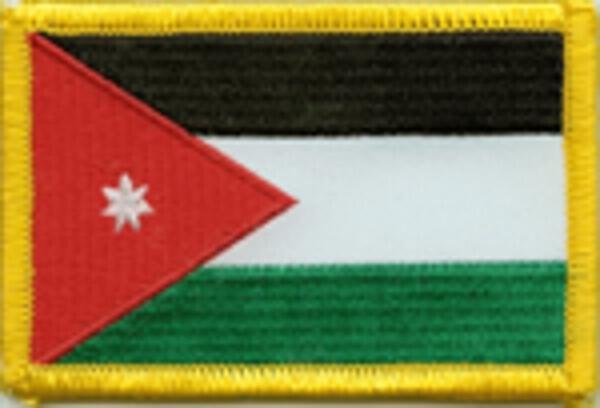 Flaggenaufnäher Jordanien
