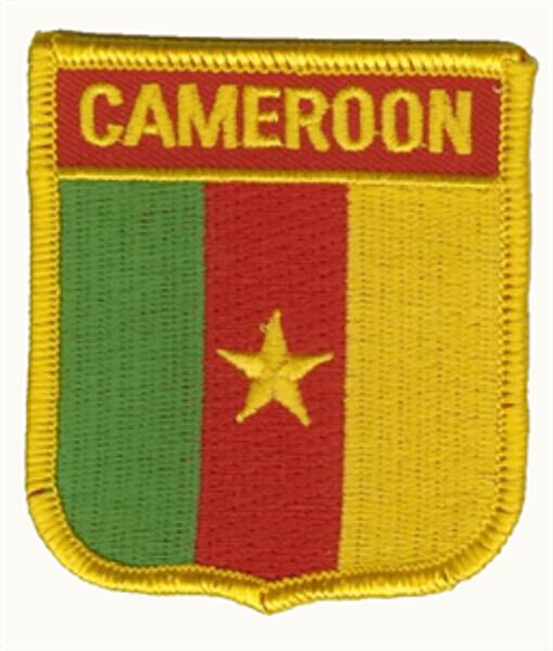 Flaggenaufnäher Kamerun