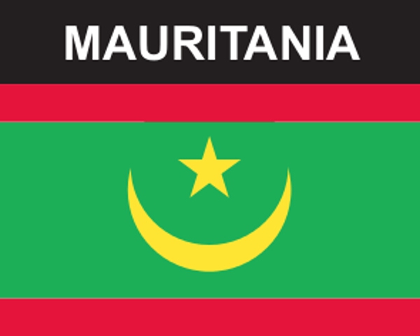 Flaggenaufkleber Mauretanien