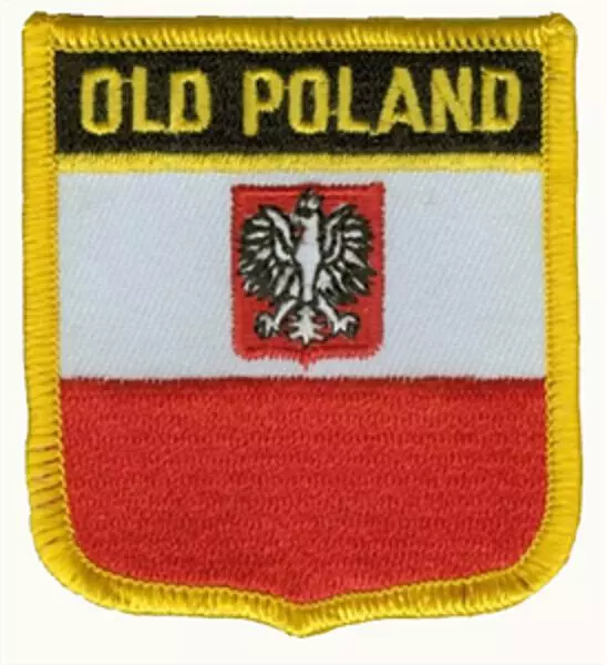 Wappenaufnäher Polen mit Wappen