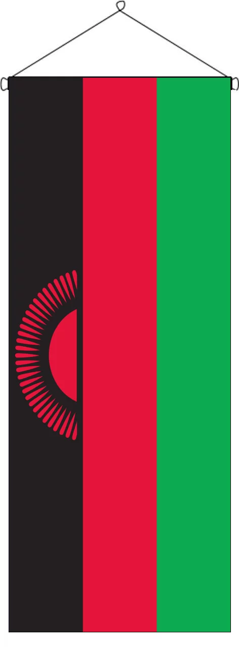 Flaggenbanner Malawi