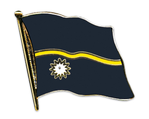 Flaggenpin Nauru
