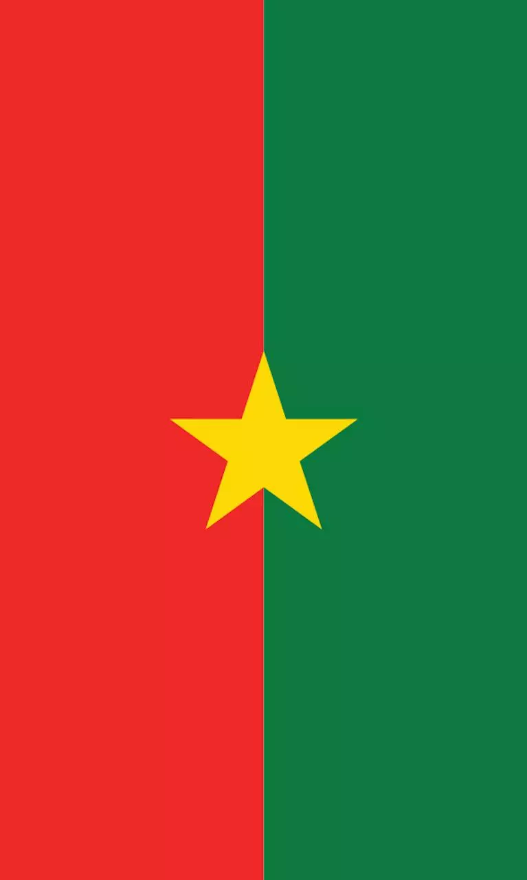 Tischbanner Burkina Faso