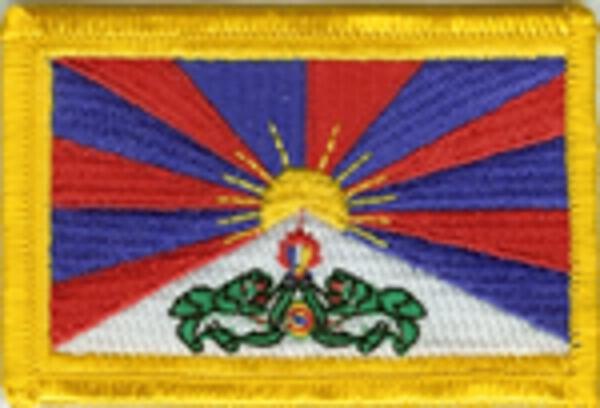 Flaggenaufnäher Tibet