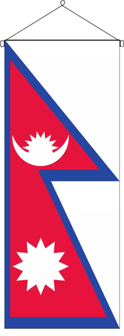 Flaggenbanner Nepal