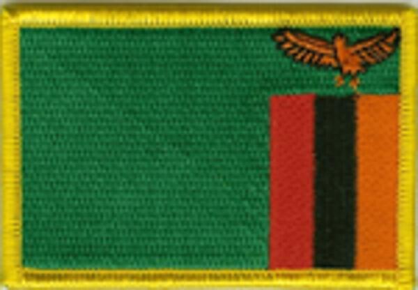 Flaggenaufnäher Sambia