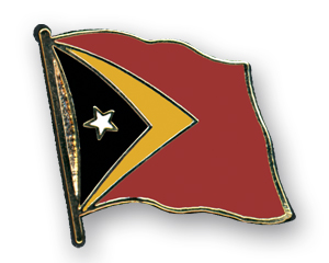 Flaggenpin Osttimor