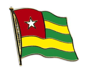 Flaggenpin Togo
